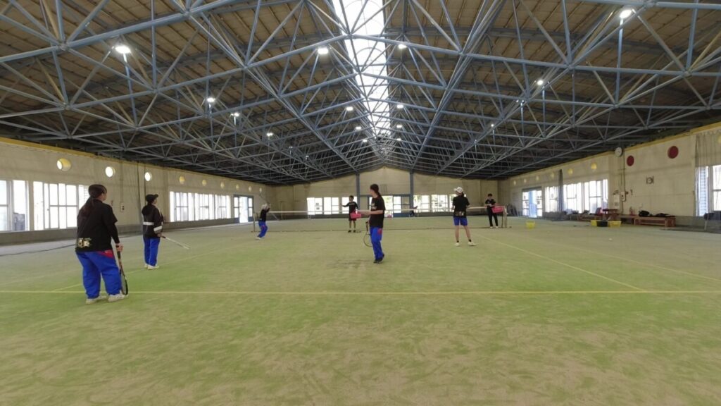 ソフトテニス　個別練習会　滋賀県　多賀やまびこクラブ　グループレッスン　中学女子ソフトテニス部　個人レッスン