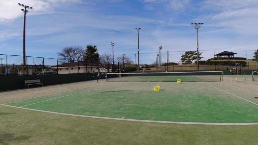 滋賀県蒲生郡日野町　大谷公園テニスコート