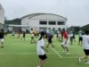 2021/07/04(土)　出張リズムトレーニング@滋賀県近江八幡市　安土ジュニアソフトテニススポーツ少年団　リズムトレーニング　リズムジャンプ